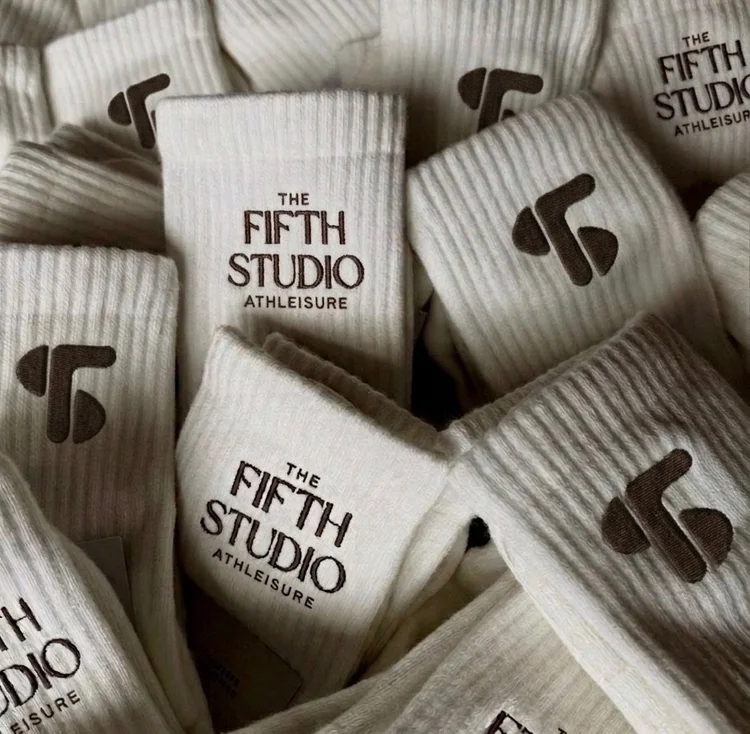 The Fifth Studio socks with their signature packaging
