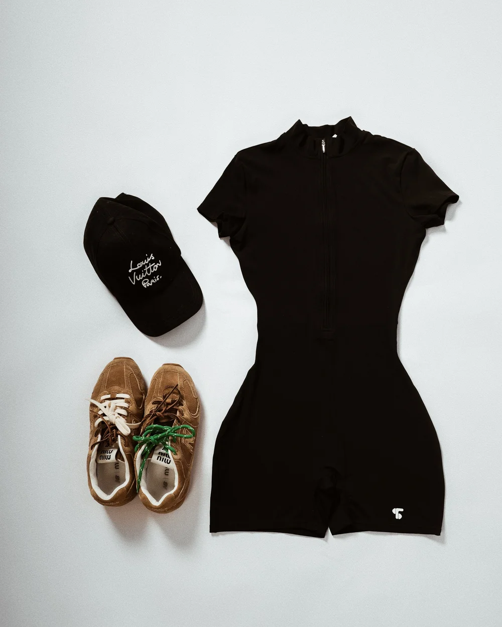 Russ Romper in Black, view 2