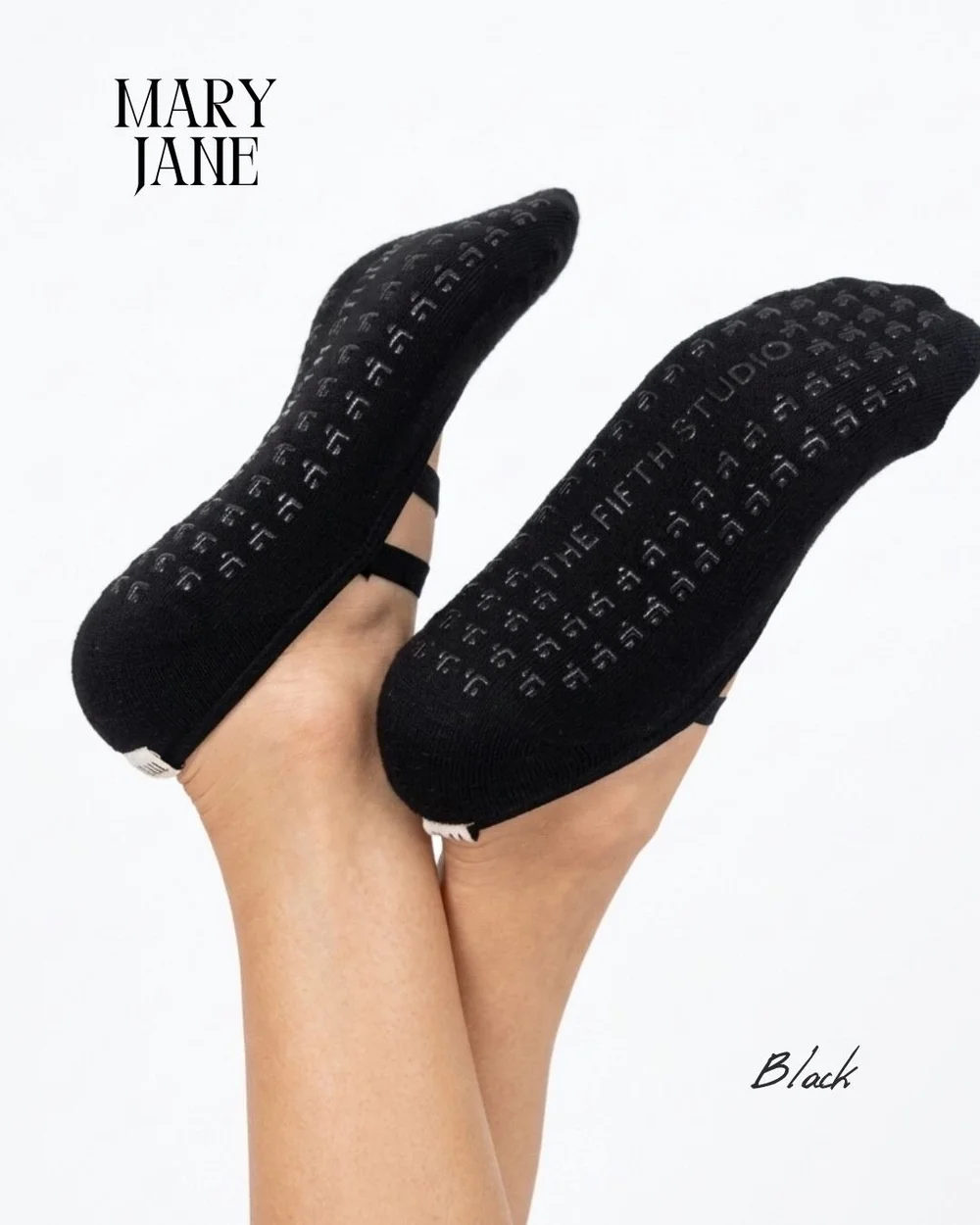 Mary Jane studio socks in black
